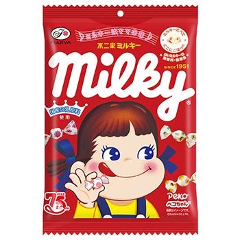 ミルキーペコ99 不二家 ミルキー ペコちゃん オフィシャル スクエアバッグ