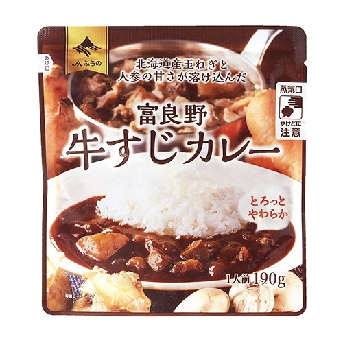 北海道産玉ねぎと人参の甘さが溶け込んだ 牛すじカレー190g