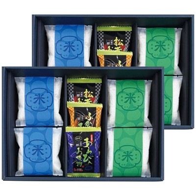 初代田蔵 新潟米食べくらべ・至福の一杯贅沢お吸い物ギフトセット