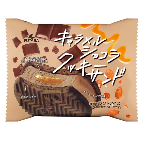 冷凍】フタバ食品 キャラメルショコラクッキーサンド65ml | 【サージュ
