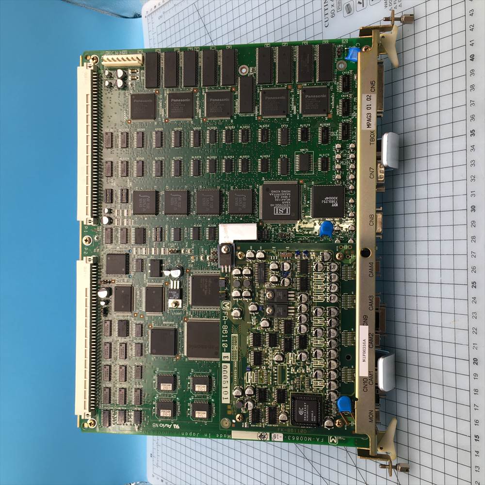 Panasonic 実装機 MPAV2A <br> ボード FA-M00863-16 FA-86110-E N1F86316A SK 中古品