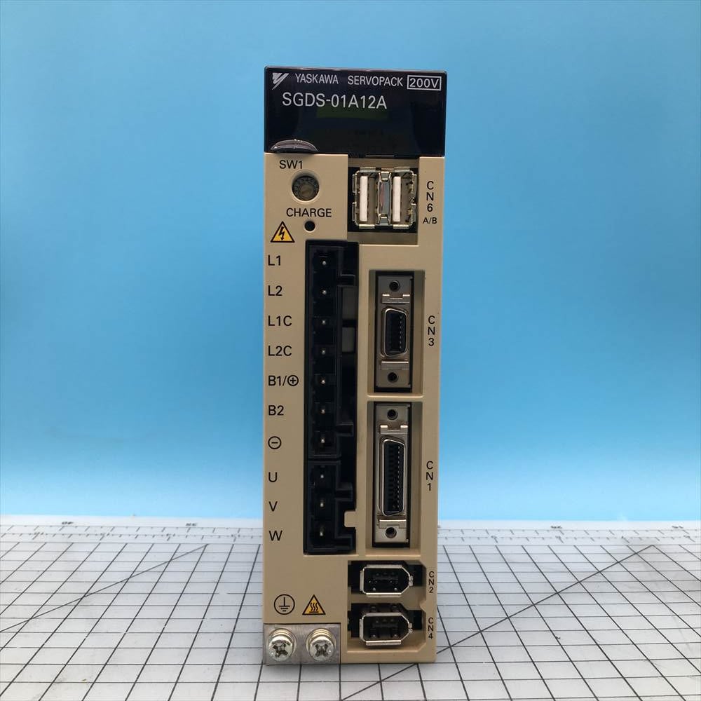 天竜精機 印刷機 TSP-550 <br> ドライバー SERVOPACK SGDS-01A12A 中古品 