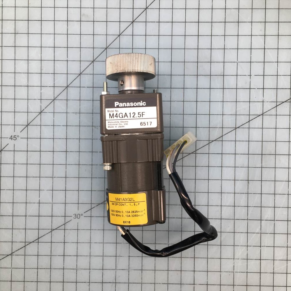 天竜精機 印刷機 TSP-550 <br> モーター M41A3G2L ギア M4GA12.5F 中古品 