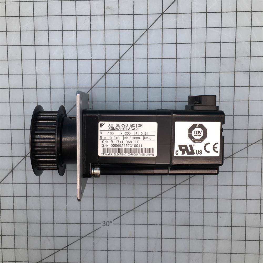 天竜精機 印刷機 TSP-550 <br> モーター SGMAS-O1ACA21 タイプ1 中古品 