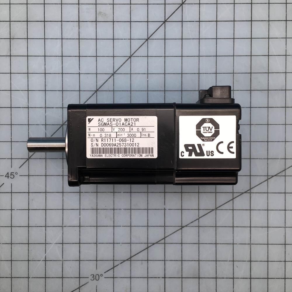 天竜精機 印刷機 TSP-550 <br> モーター SGMAS-O1ACA21 タイプ2 中古品 