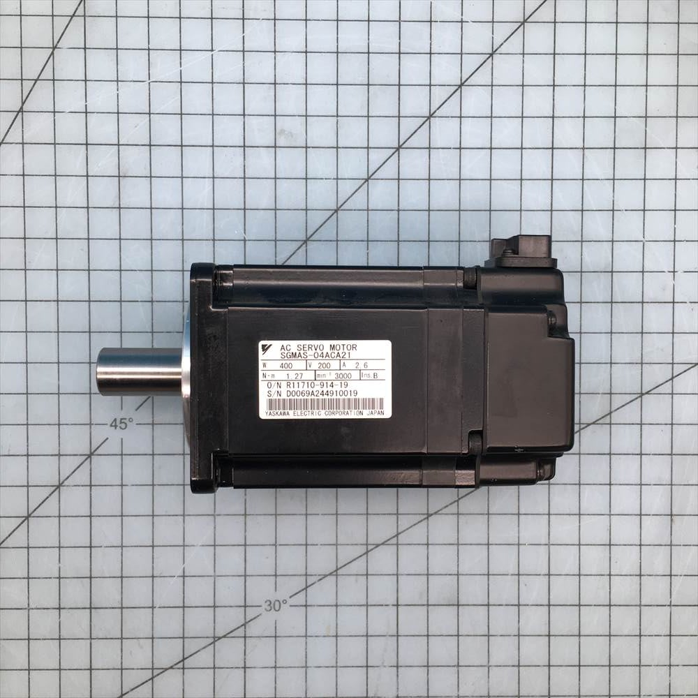 天竜精機 印刷機 TSP-550 <br> モーター SGMAS-O4ACA21 中古品 