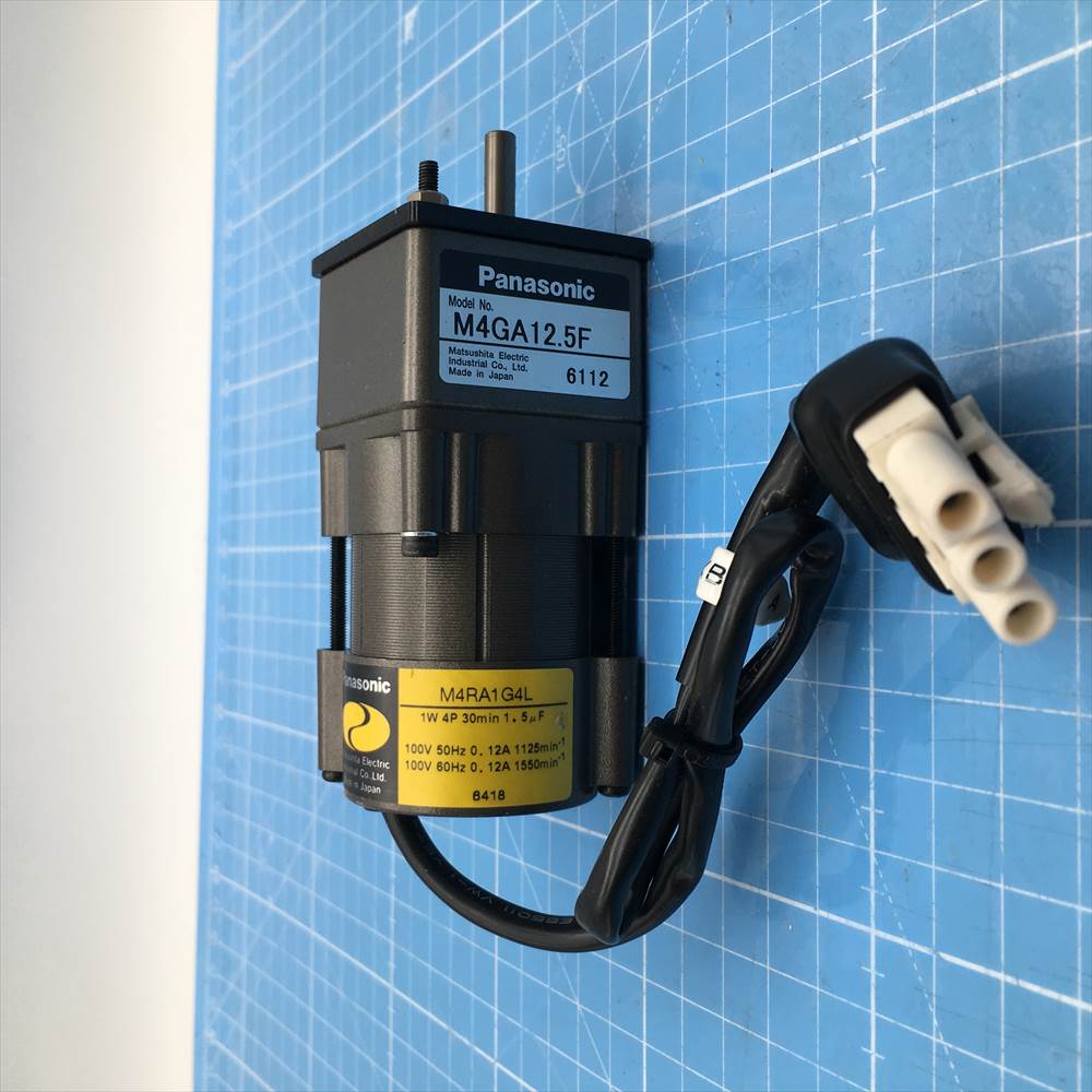 Panasonic 挿入機 RHSG <br> モーター M4RA1G4L ギア M4GA12.5F 中古品 