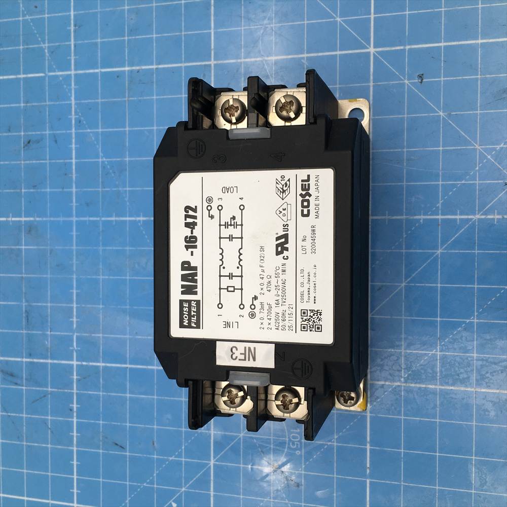 オムロン 検査機 VT-RNS2-PT-M3 フィルター NOISEFILTER NAP-16-472 中古品 