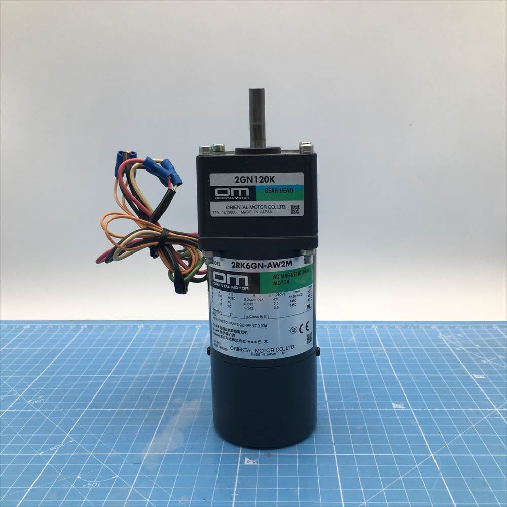 panasonic printer sp60p motor acmagneticbrakemotor 2rk6gn-aw2m gear 2gn120k used 