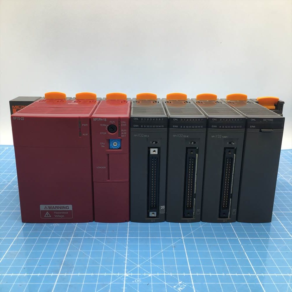 eightech reflow ais-20-82c plc powersupplymodule(np1s-22) cpumodule(np1ph-16) digitalinputmodule(np1x3206-a) digitalinputmodule(np1x3206-w) digitaloutputmodule(np1y32t09p1) analogoutputmodule(np1ay02-mr) used 