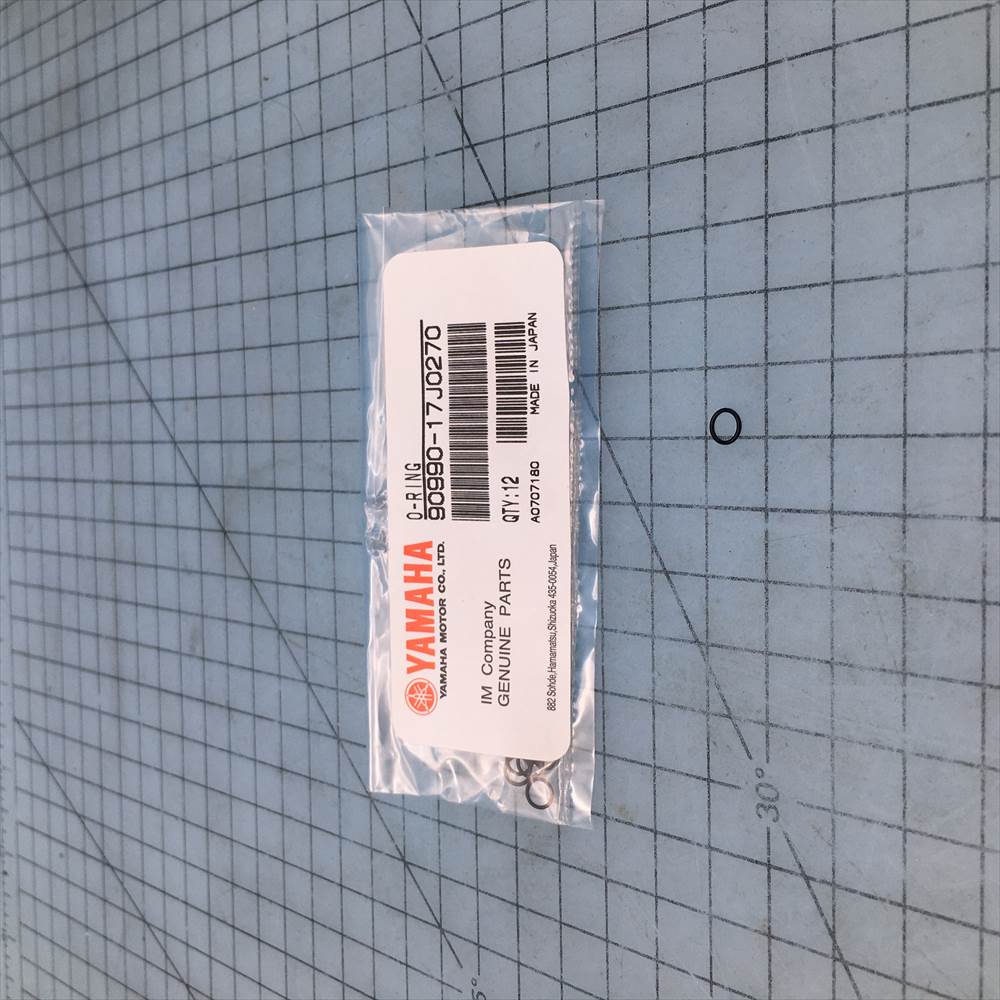 YAMAHA 未分類 設備品番不明 リング O-RING 90990-17J0270 新品 