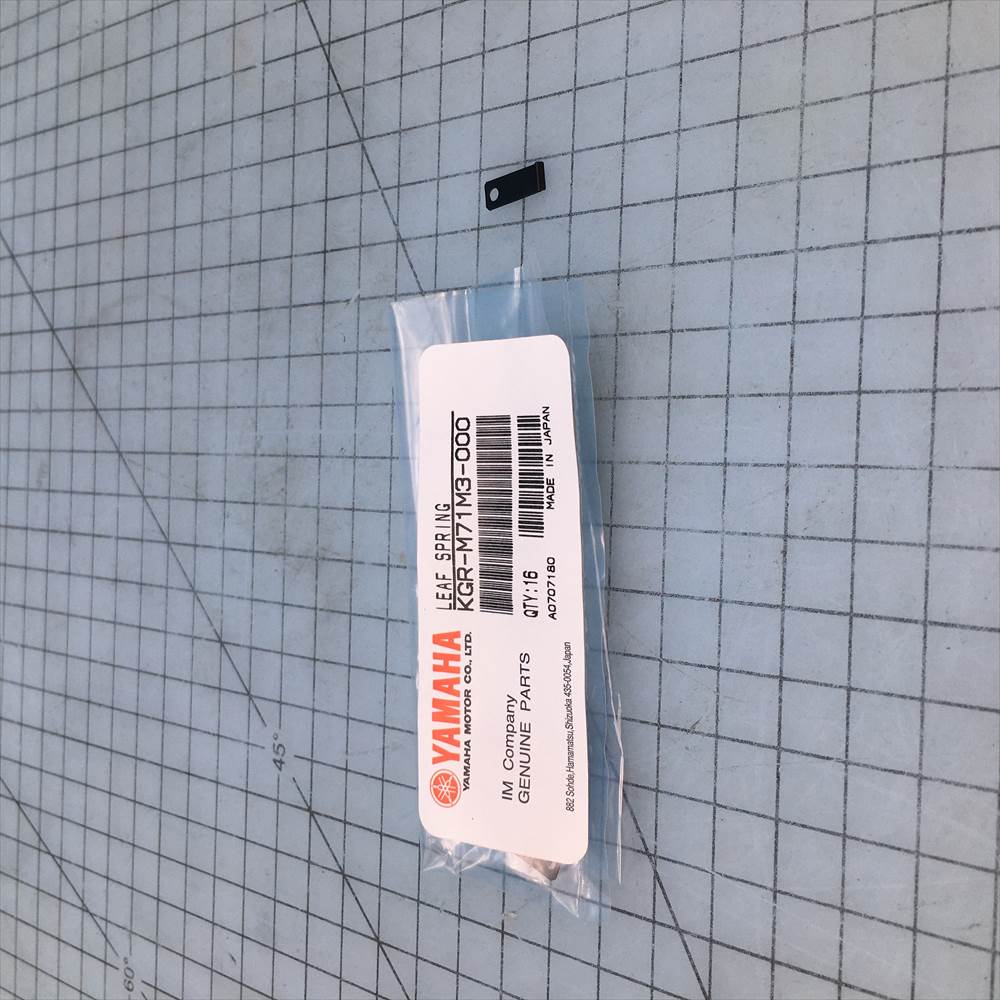 YAMAHA 未分類 設備品番不明 バネ LEAFSPRING KGR-M71M3 000 新品 