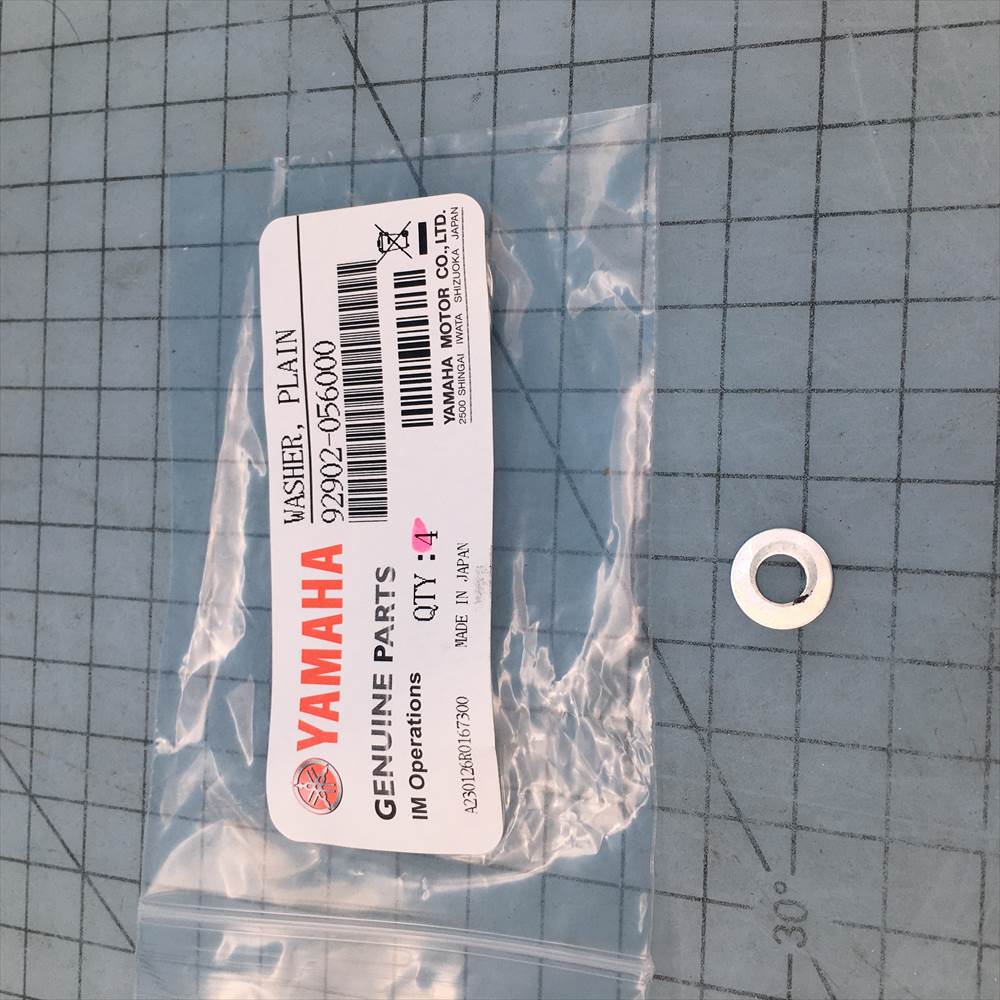 YAMAHA 未分類 設備品番不明 ワッシャー WASHERPLAIN 92902-056000 中古品 