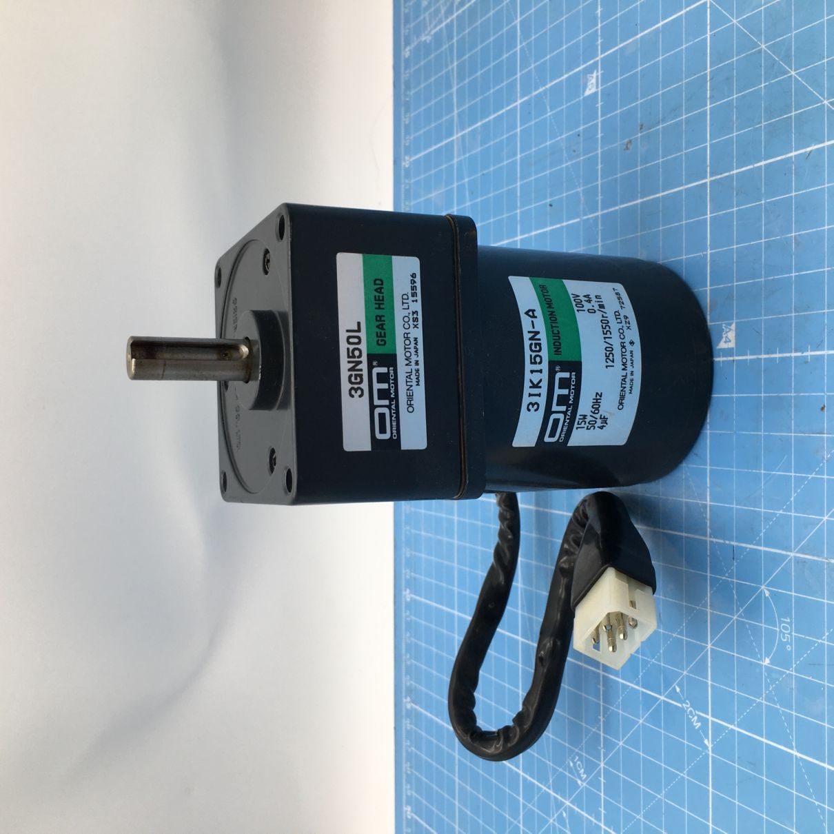Ys ローダー PK-32EB <br> モーター 3IK15GN-A ギア 3GN50L 中古品