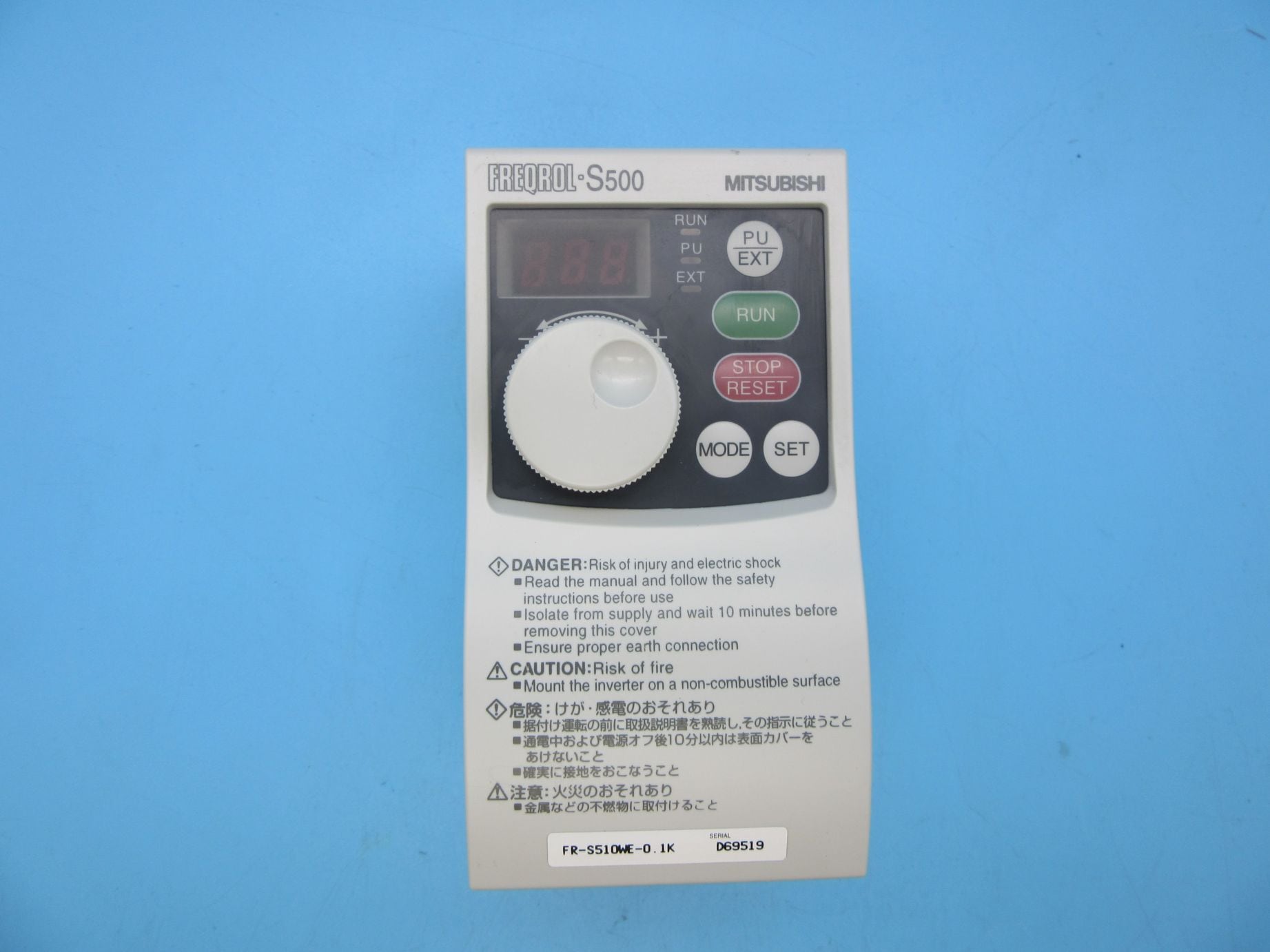 タムラ リフロー TAP30-407PM インバータ FR-S510WE-0.1K 中古品