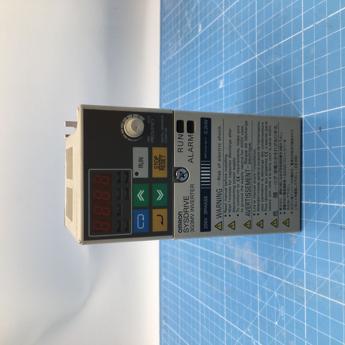 タムラ リフロー 設備品番不明 インバータ 3G3MV-A2002 中古品