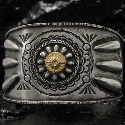 ⭐*y様 アリゾナフリーダム　シルバー製波模様ブレスレット B-48a | ブレスレット | ARIZONA FREEDOM（アリゾナフリーダム