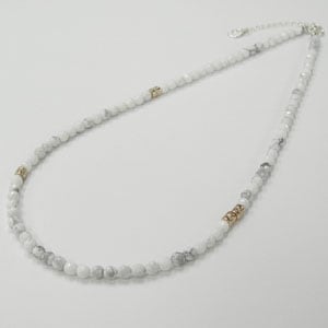 NO.5】 K10 唐草 ビーズ付 マグネサイト ネックレス | OTHER | ARIZONA