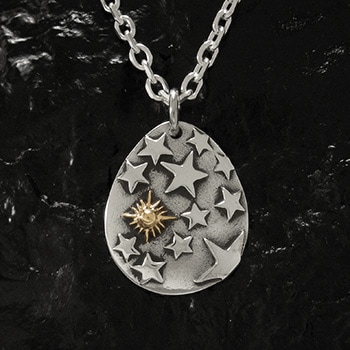 アリゾナフリーダム　星柄k18 チェーン付き アリゾナフリーダム星柄k18 チェーン付き