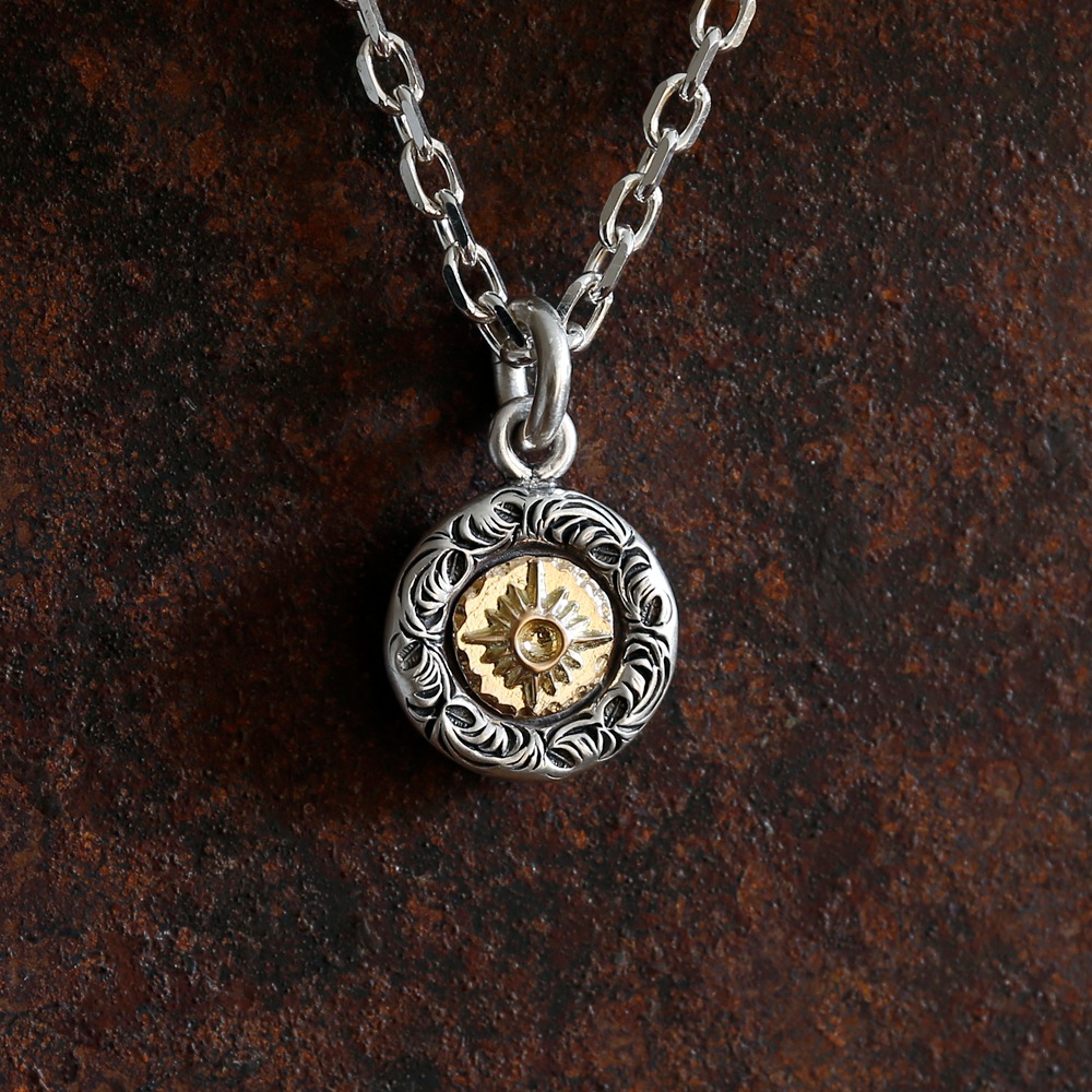 最終値下げ！ARIZONA FREEDOM アリゾナフリーダム　R-84b ARIZONA FREEDOM アリゾナフリーダム SILVER K18太陽神 イーグルハート