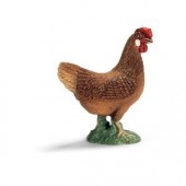 Schleich (シュライヒ)めんどり(茶) 13646 (動物,フィギュア)