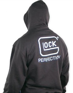 グロック/GLOCK 純正 フード付 スウェットシャツ 黒 Mサイズ