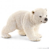 Schleich (シュライヒ) シロクマ(仔:歩) 14708 (動物,フィギュア)