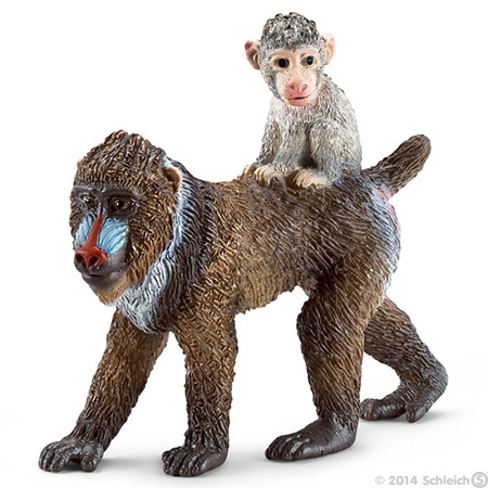 Schleich シュライヒ マンドリル メスと仔 動物 フィギュア すべての商品 ミリタリーショップ アームズギア本店