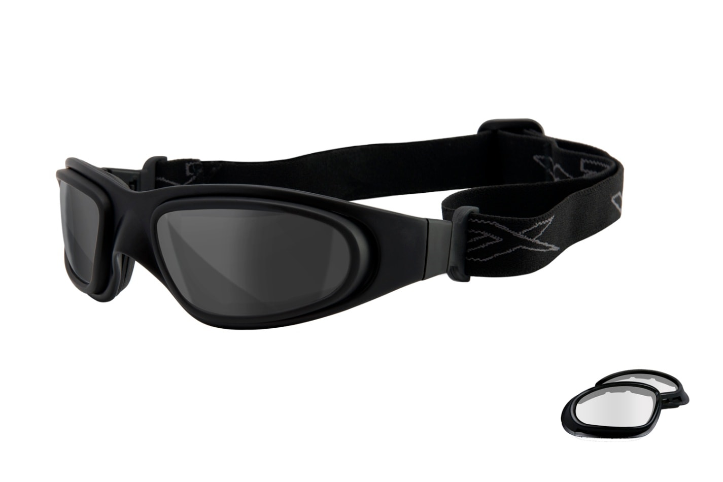 ○ワイリーエックス/SG-1 スモークグレイ/クリア 2レンズ サングラス