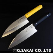 G・SAKAI サカイ サビナイフ4　出刃 包丁 シャチ 鯱　片刃 ブラック