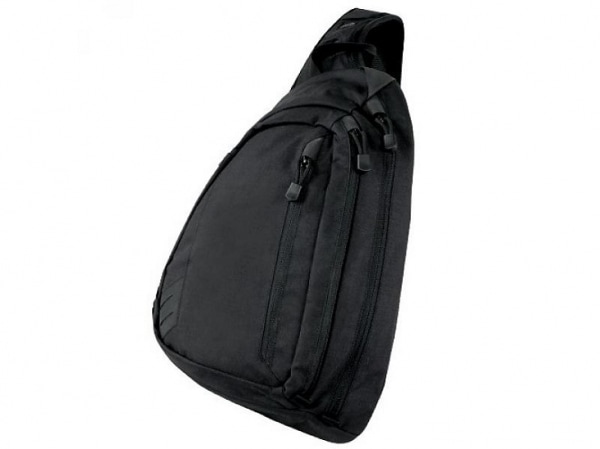 CONDOR ショルダーパック MOLLE対応 146 ブラック コンドルE&Eバッグ(ショルダーバッグ)黒 新品 - ミリタリー