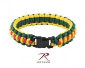 ロスコ/ROTHCO パラコード ブレスレット ダークグリーン/レッド/ゴールド R941 Lサイズ【メール便配送可】|【メール便配送可】商品一覧