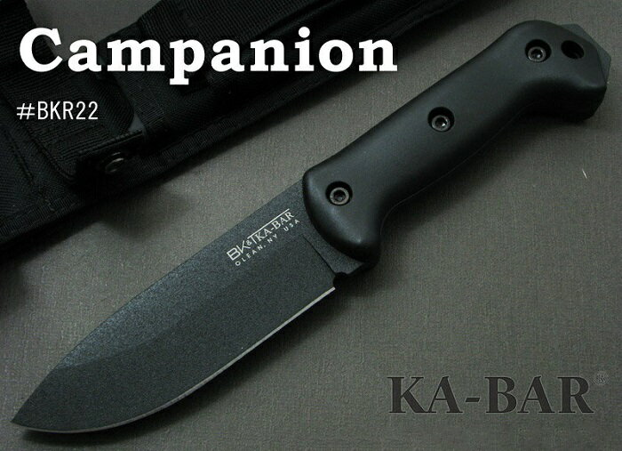 ○○ ケーバー ベッカー BK22 コンパニオン ナイフ ナイロンシース KA 