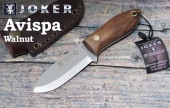 ���硼���� CN121 ���ӥ��� ��������ʥå� �֥å��奯��եȥʥ���,Joker AVISPA SCANDI BUSHCRAFT KNIFE WALNUT HANDLE