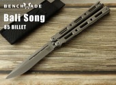 ベンチメイド 85 ビレット バリソン チタン バタフライナイフ,BENCHMADE BILLET Ti Bali-Song