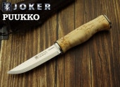 �����硼���� CL127 �ץå� �����꡼�С��� �֥å��奯��եȥʥ���,Joker PUUKKO Bushcraft knife CURLY BIRCH Handle