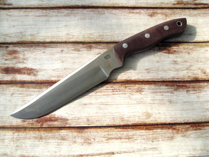 絶版大型BARK バタ臭 RIVER 「S-T-S-8」「154CM鋼7㎜厚」本刃付 