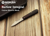 ܡ 111943 С ƥ ֥å Хޥ륿 åץ祤 ޤߥʥ,BOKER Barlow Integral Canvas Micarta Black Folding knife