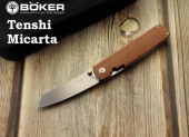 ܡ ץ饹 01BO327 ƥ ޥ륿 ǥ ޤߥʥ,BOKER Plus Tenshi Micarta Folding knife