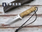 ���硼���� CL115 BS9 �Υ�ǥ��� �����꡼�С��� �֥å��奯��ե� �ʥ��� �����ȥɥ�,Joker NOMAD NORDICO  Curly BirchBUSHCRAFT Knife