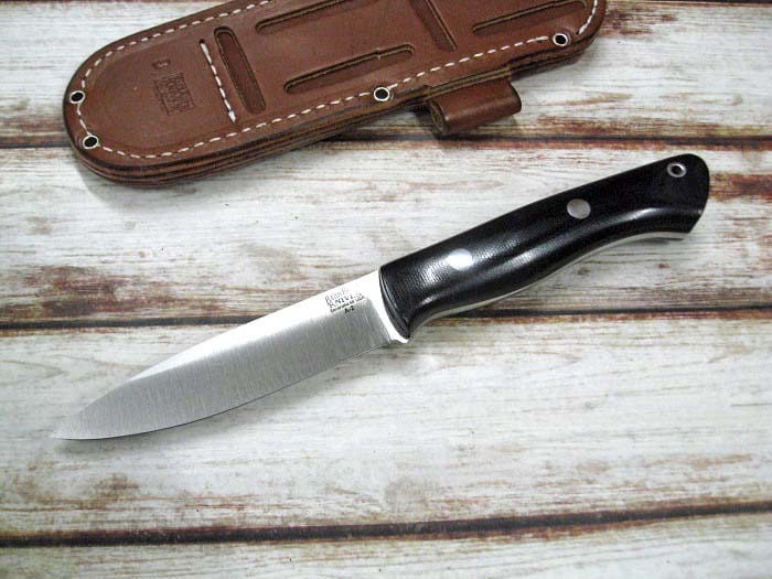 バークリバーナイフA2鋼 バークリバー ナイフ テディ2 A2鋼 レザーワッシャーハンドル (D-1109