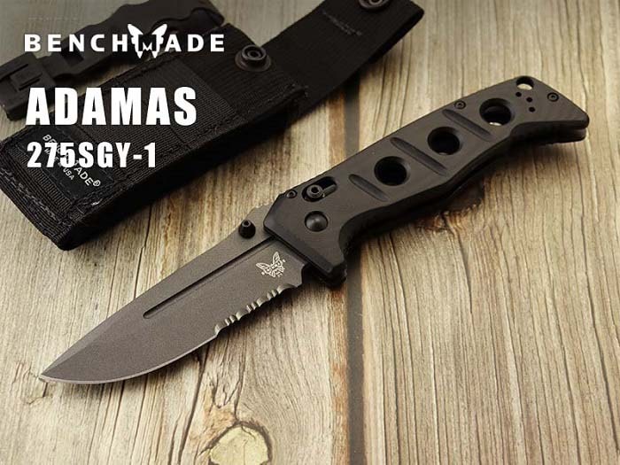 お値下げ★　ベンチメイド 275SGY-1 アダマス  直波コンビ刃 ○○ベンチメイド 275SGY-1 アダマス グレイ-ブラック 直波