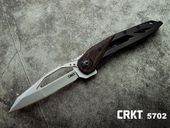 ӥС CRKT 5702 ˥塼ꥢ ե졼å ޤꤿߥʥ Nucleus Frame Lock Folding EDC Pocket Knife (Х)