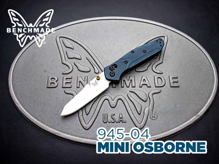 �٥���ᥤ�� �ߥ˥����ܡ��� �ǥ˥�ޥ����륿 945-04 BENCHMADE MINI OSBORNE DENIM MICARTA 