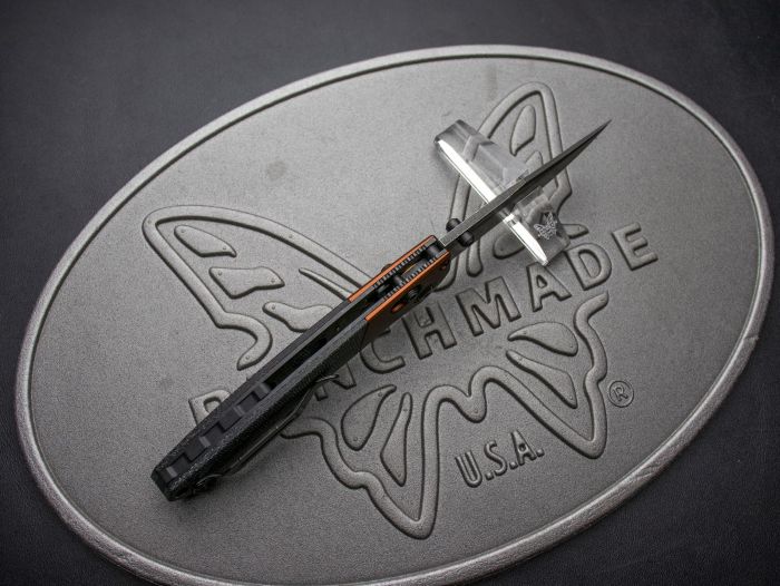 �٥���ᥤ�� �ߥ˥���å��ɥ�С� �ޥ��ʥ��å� 15085BK-04 BENCHMADE MINI CROOKED RIVER MAGNACUT 