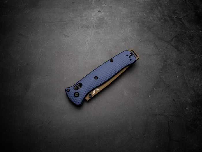 �٥���ᥤ�� �٥��륢���� ���졼�����֥롼 ����ߥ˥��� 537FE-02 BENCHMADE BAILOUT CRATER BLUE ALUMINIUM