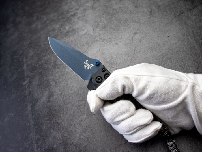 �٥���ᥤ�� �ߥ˥��ǥ��� �ƥ�ڥ��ȥ��쥤 18065BT-01 BENCHMADE MINI ADIRA TEMPEST GRAY
