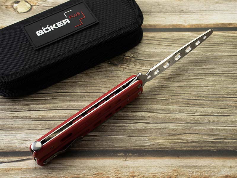 ���ò�������ۥܡ����� �ץ饹 01BO712 �Х꥽�� �ȥ졼�˥� �ޤ���ߥʥ���,BOKER Balisong Trainer Red