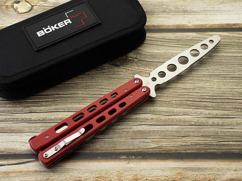 ���ò�������ۥܡ����� �ץ饹 01BO712 �Х꥽�� �ȥ졼�˥� �ޤ���ߥʥ���,BOKER Balisong Trainer Red