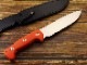 ���ò�������ۥޥ���� 978/G10A �ϥ�ƥ��� G10����� �������ʥ���,Maserin HUNTING Orange Fixed knife